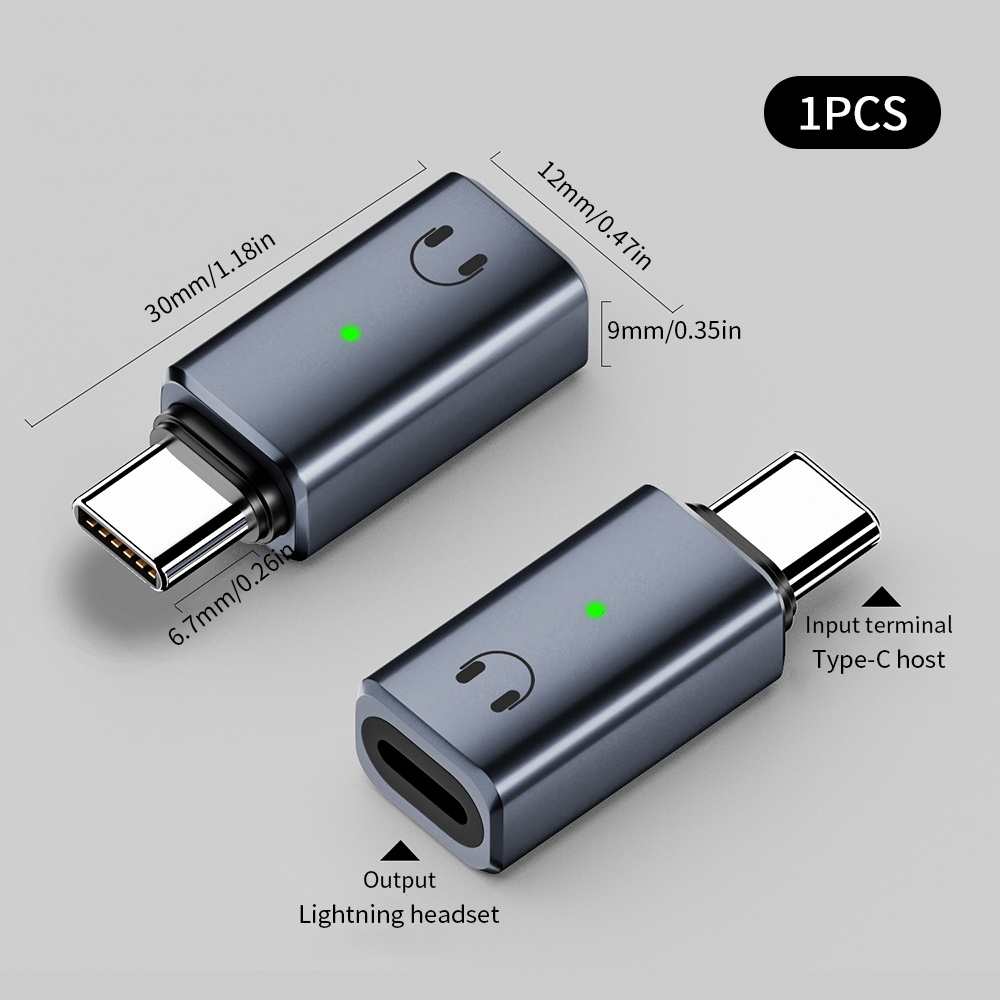 1Pcs Lightning to Type C Adapt - Wired Earphone Lightning review and price