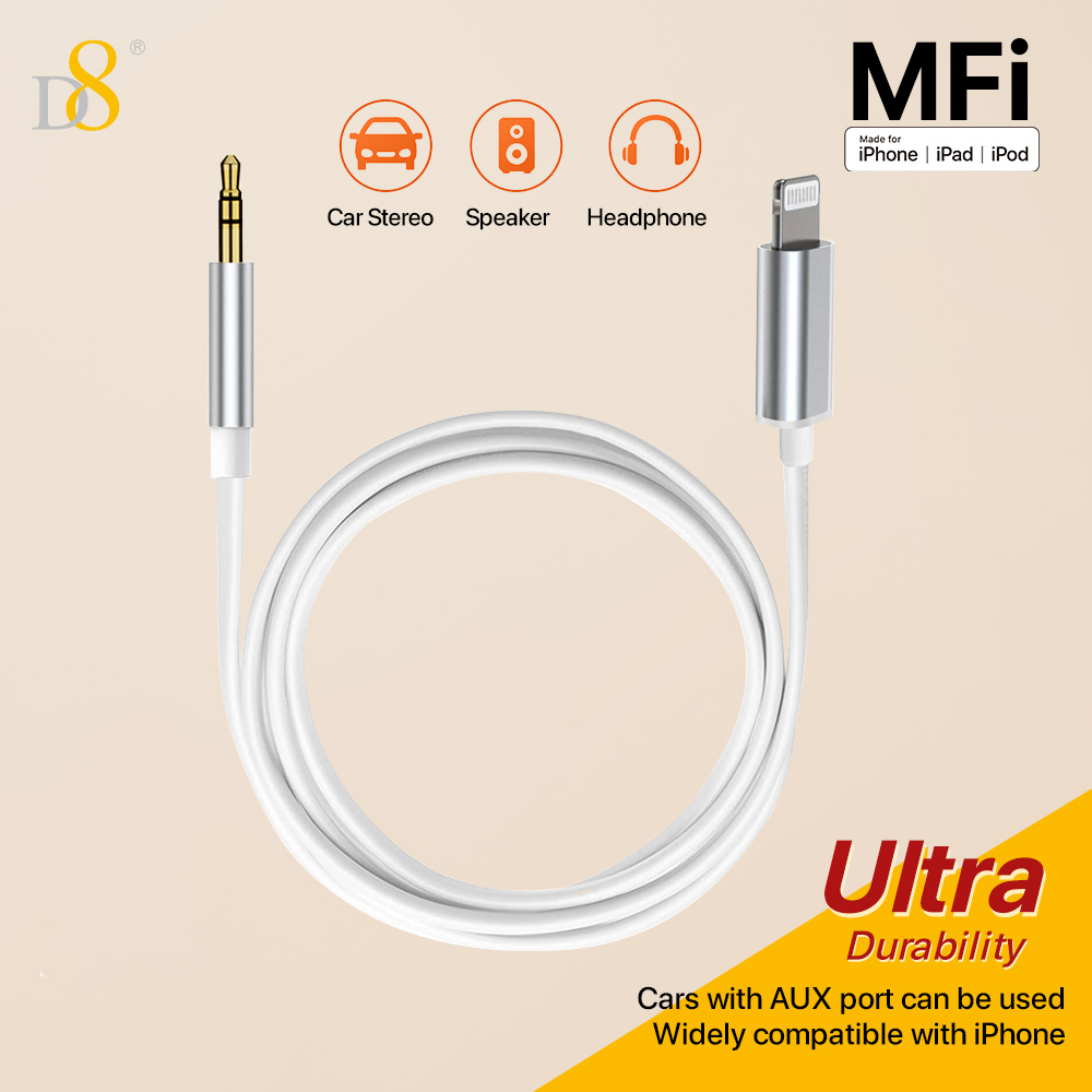 D8  Lightning  to 3.5mm Audio  - Wired Earphone Lightning review and price