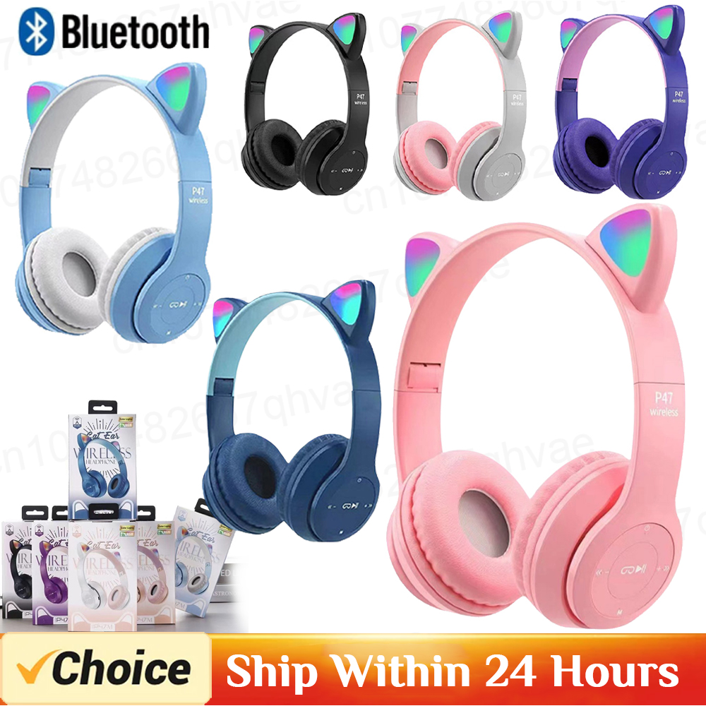 P47M Wireless Bluetooth Headse - Wired Earphone Lightning review and price