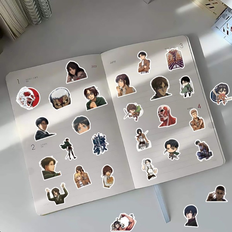 60Pcs Attack on Titan Anime St - Tablet Cute Accessories review and price
