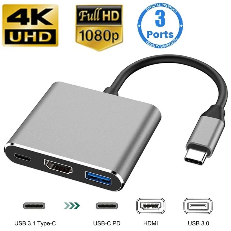 USB C HUB 3in1 Type C 3.0 to H - Usb Hub Type C review and price