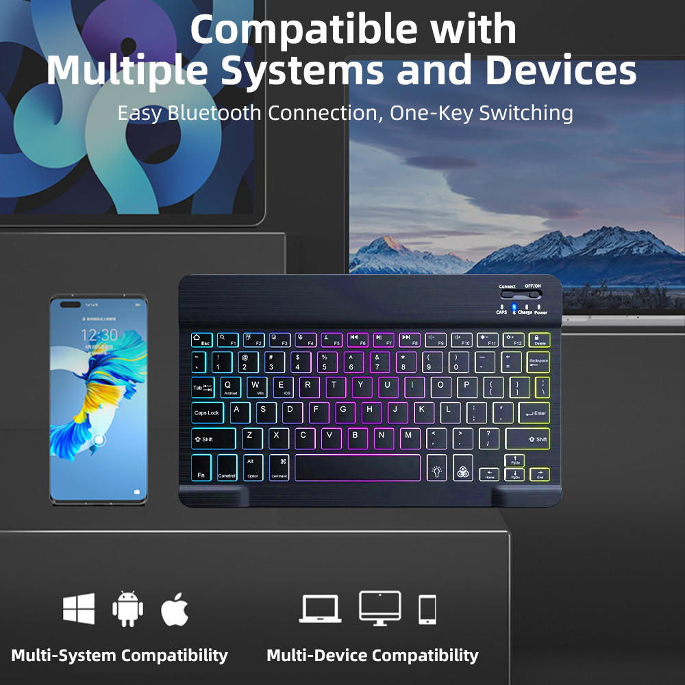 2026 Backlight Bluetooth Keybo - Android Tablet Gaming Accessories review and price