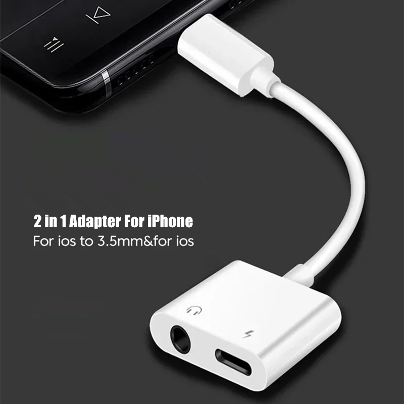 2 in 1 iOS to 3.5mm Jack Audio - Wired Earphone Lightning review and price