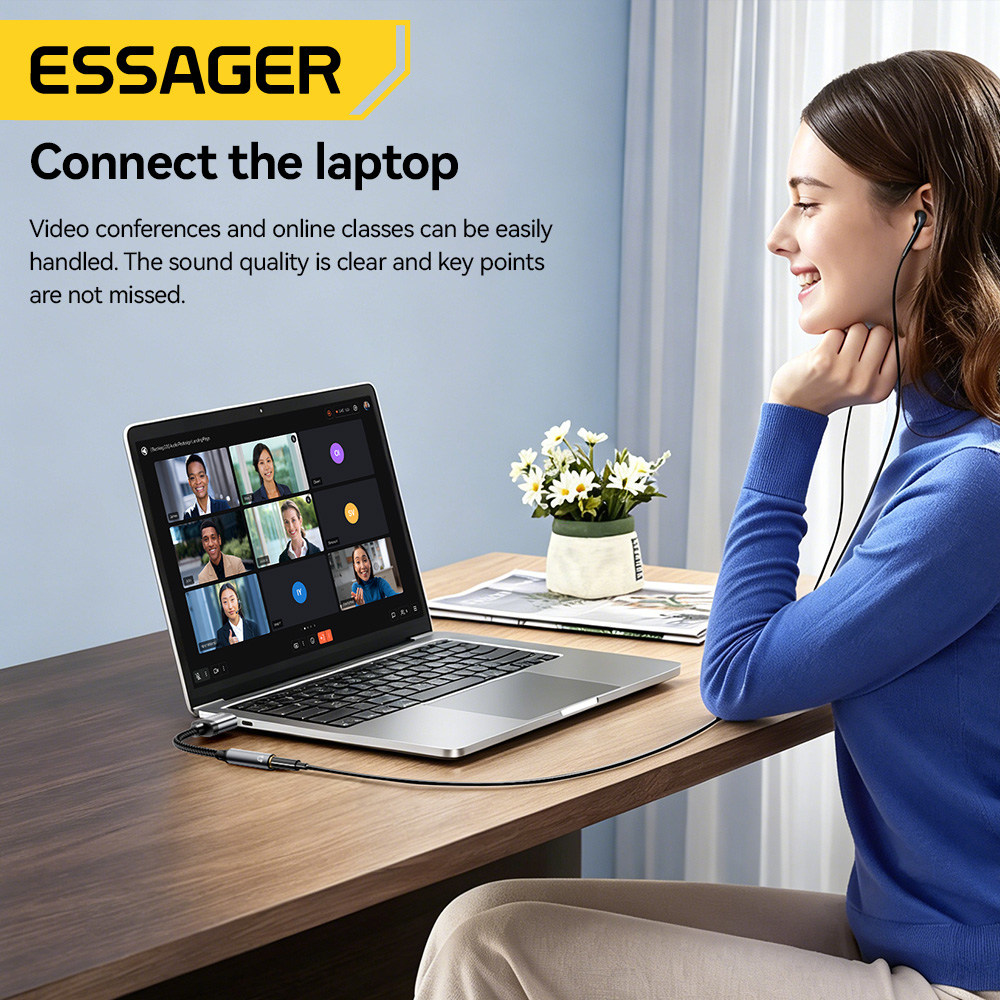Essager USB To 3.5mm Audio Cab - Wired Earphone Lightning review and price