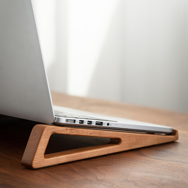 Portable Foldable Wooden Lapto - Cooling Stand Tablet review and price