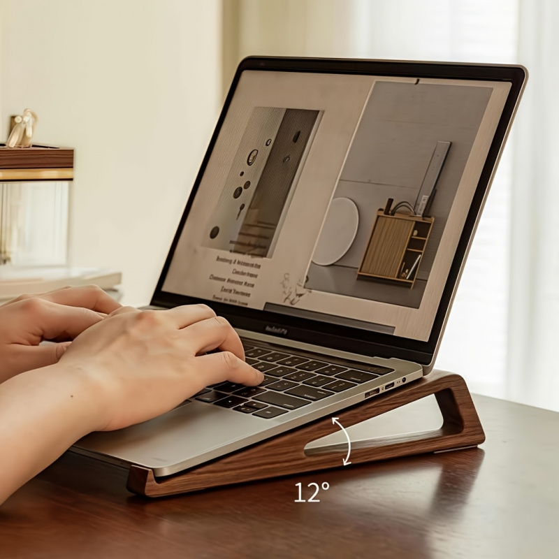 Portable Foldable Wooden Lapto - Cooling Stand Tablet review and price