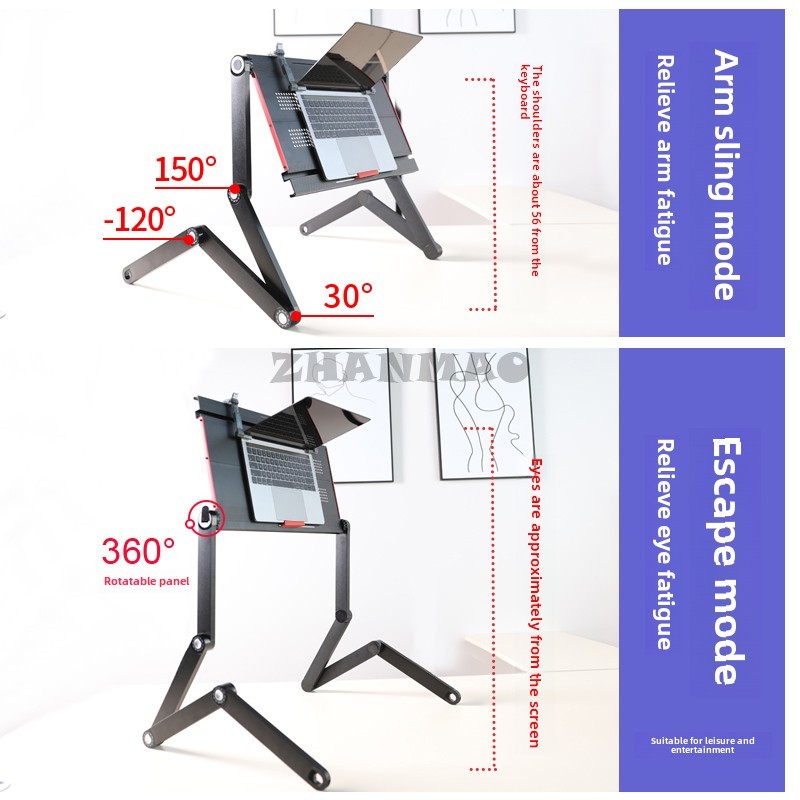 Lying Flat on The Bed, Laptop  - Tablet Lap Desk review and price