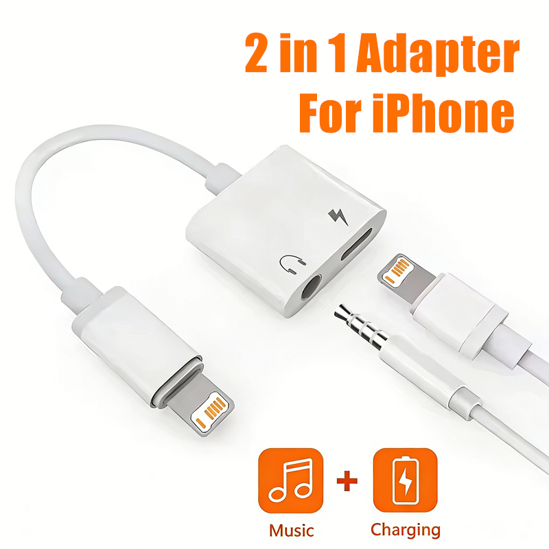 2 in 1 iOS to 3.5mm Jack Audio - Wired Earphone Lightning review and price